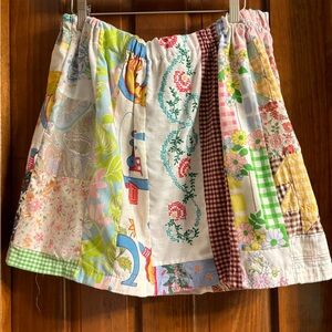 Handmade patchwork skirt